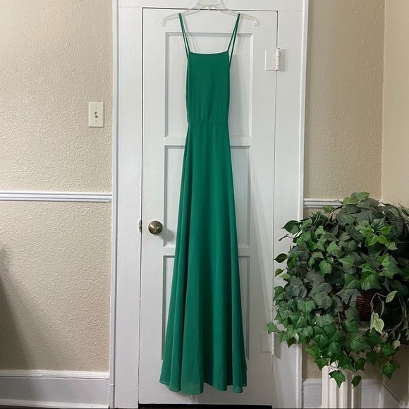 Lulu’s Green Mythical Of Love Maxi Dress - Picture 2 of 10
